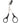 5" Eyebrow Scissor with Comb by Satin Edge