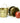 5" Round Gold Painted Handle Pail / Case of 20 Pails