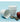 5" Round White Painted Handle Pail / Case of 25 Pails