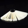 50 Tips Display Ring - Great For Nail Art &amp; Nail Polish Display - Natural - Pack of 50 Pieces