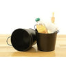 6.5" Pail with Side Handles / Black