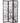 6 ft. Tall Cherry Blossom Shoji Screen - Black / 3 Panels - Size - 42"W x 70"H (folded, as shown) by East-West Furnishings