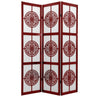 6 ft. Tall Long Life Shoji Screen Room Divider - Natural, Rosewood or Black / 3 Panels, 4 Panels, 5 Panels or 6 Panels by East-West Furnishings