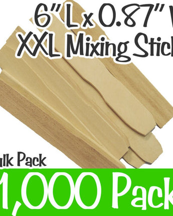 6&quot; Long XXL Mixing Sticks / 1,000 Count - Bulk by Xen Stix