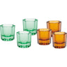6-Pack Glass Dappen Dishes for Acrylic & Nail Art by DL Pro