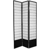 7 ft. Tall Window Pane Shoji Screen - Natural, Honey, Rosewood, Black, Walnut or White / 3 Panels, 4 Panels, 5 Panels, 6 Panels or 8 Panels by East-West Furnishings