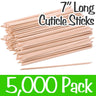 7" Long Cuticle Sticks - Double Beveled Both Ends / 5 Boxes of 1,000 = Case of 5,000 by Xen Stix