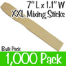 7" Long XXL Mixing Sticks / 1,000 Count - Bulk by Xen Stix