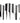 7 Piece Comb & Brush Set by Scalpmaster