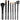 7 Piece Cosmetic Brush Set by Fantasea
