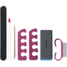 7 Piece Disposable Pedicure Kit by DL Pro
