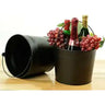 8-1/2" Black Painted Handle Pail / Case of 10 Pails