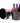 8-1/2" Dark Brown Pail Wooden Handle / Case of 10 Pails