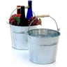 8-1/2" Galvanized Pail Wooden Handle / Case of 10 Pails