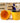 8-1/2" Goldenrod Painted Pail Wooden Handle / Case of 10 Pails