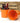 8-1/2" Orange Pail Wooden Handle / Case of 10 Pails