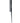 8" Fine Tooth Rat Tail - Black by Krest Combs
