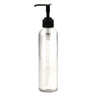 8 oz. Clear Bottle with Black Pump