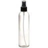 8 oz. Clear Bottle with Black Spray Cap