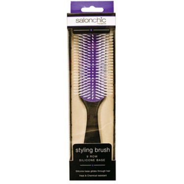 9 Row Silicon Base Brush by SalonChic