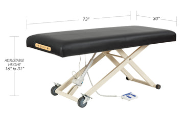 Electric Lift Massage Table | Black - 30" Width | SC-3000 by Sierra Comfort