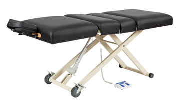 Adjustable 4-Section Electric Lift Massage Table | Black - 30" Width | SC-3002 by Sierra Comfort