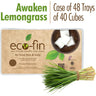 Eco-Fin Awaken Lemongrass Paraffin Alternative / Case of (48) 40 Cube Trays