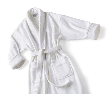 Mini Stripe Cotton Shawl Bathrobes by Boca Terry