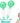 Glacial Bliss Calming Cryo Globes for Facials, Waxing and Other Treatments / 2 Green Globes