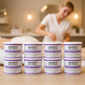 Spa Choice Rosin Free Gel Lavender Soft Wax Tin / Case of 8 - 14 oz. - 397 grams per Can by Waxness