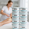 Spa Choice Zinc Oxide Creamy Soft Wax Tin / Case of 8 - 14 oz. - 397 grams per Can by Waxness