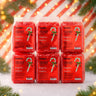 Holiday Limited Edition Candy Cane Hard Wax Beads - Made in Italy / 1.1 lbs. - 17.6 oz. - 500 grams Each X 6 Bags = 6.6 Lbs by Waxness