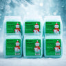Holiday Limited Edition Snowy Day Hard Wax Beads - Made in Italy / 1.1 lbs. - 17.6 oz. - 500 grams Each X 6 Bags = 6.6 Lbs by Waxness