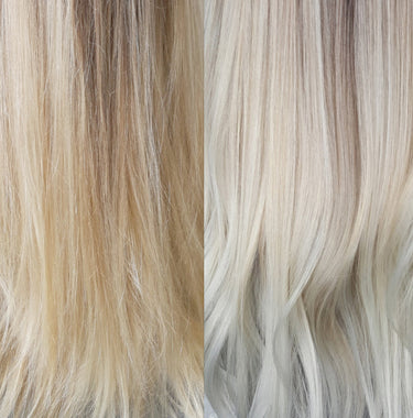 KICK BRASS - PURPLE TONING DROPS - For Cool Blonde Tones - Instantly Brightens Blonde &amp; Silver Hair / 2 oz. - 60 mL.