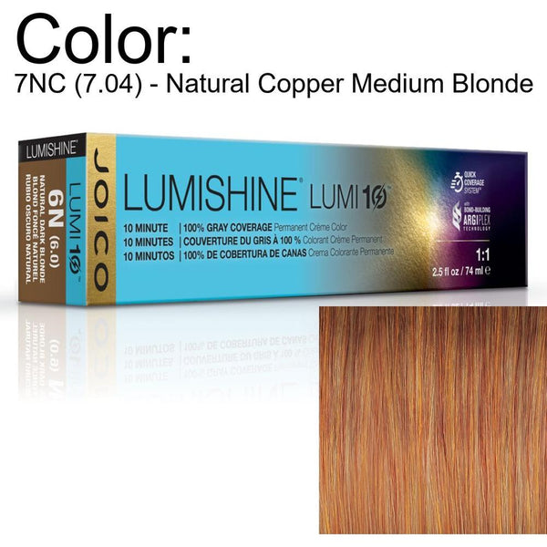 LumiShine Lumi10 Permanent Creme Color - 7NC (7.04) - Natural