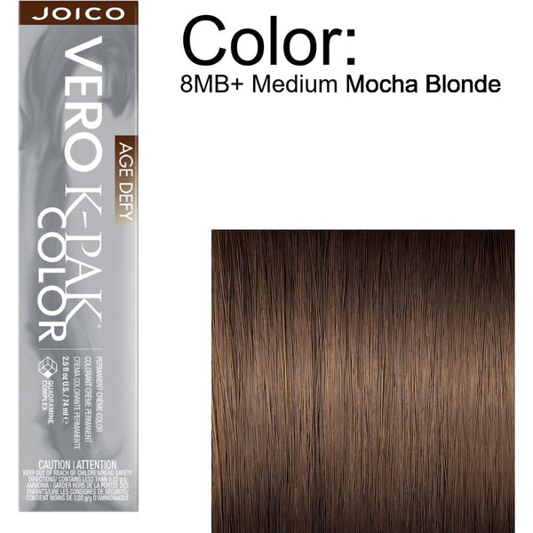 ペアコ Joico Vero K-PAK Age Defy Permanent Creme Color - 8MB+ Medium