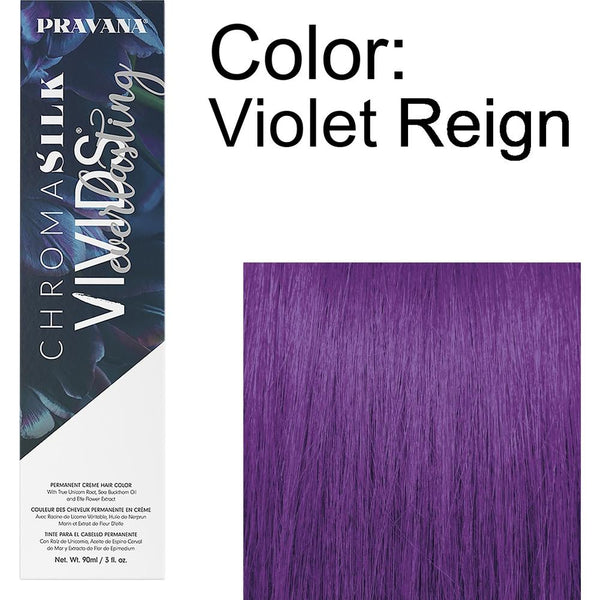 PRAVANA ChromaSilk VIVIDS Everlasting - Violet Reign / 3 oz