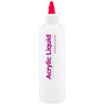 Acrylic - Labeled Empty Squeeze Bottle