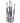 Acrylic Nail Brush Holder / 3"H x 3-1/2" Diameter by DL Pro