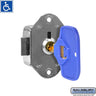 ADA Compliant Key Lock - Built-in - for Designer Wood Locker Door - with (2) keys and (2) ADA Key Heads by Salsbury – Default Title by Salsbury