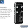 ADA Premier Resettable Combination Locks by Salsbury – Black by Salsbury