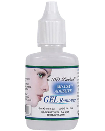 Adhesive Gel Remover / 0.5 oz. - 15 mL. by 3D Beauty