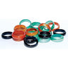 Agate Harmony & Strength Rings - Rounded 6mm / Set of 100