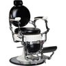 Albert Classic Barber Chair / Black Upholstery by Hans Equipment