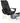 Alden Pedicure Chair with Crystal Glass Pedicure Basin by Whale Spa