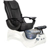 Alden Pedicure Chair with Crystal Glass Pedicure Basin by Whale Spa