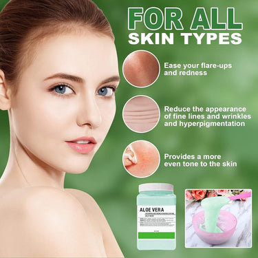AloePure Soothing Moisture Aloe Vera Jelly Mask / 23 oz. - 650 grams by Jeluxe Masks