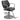 Alora Contemporary Styling Chair / Black by HANS Equipment