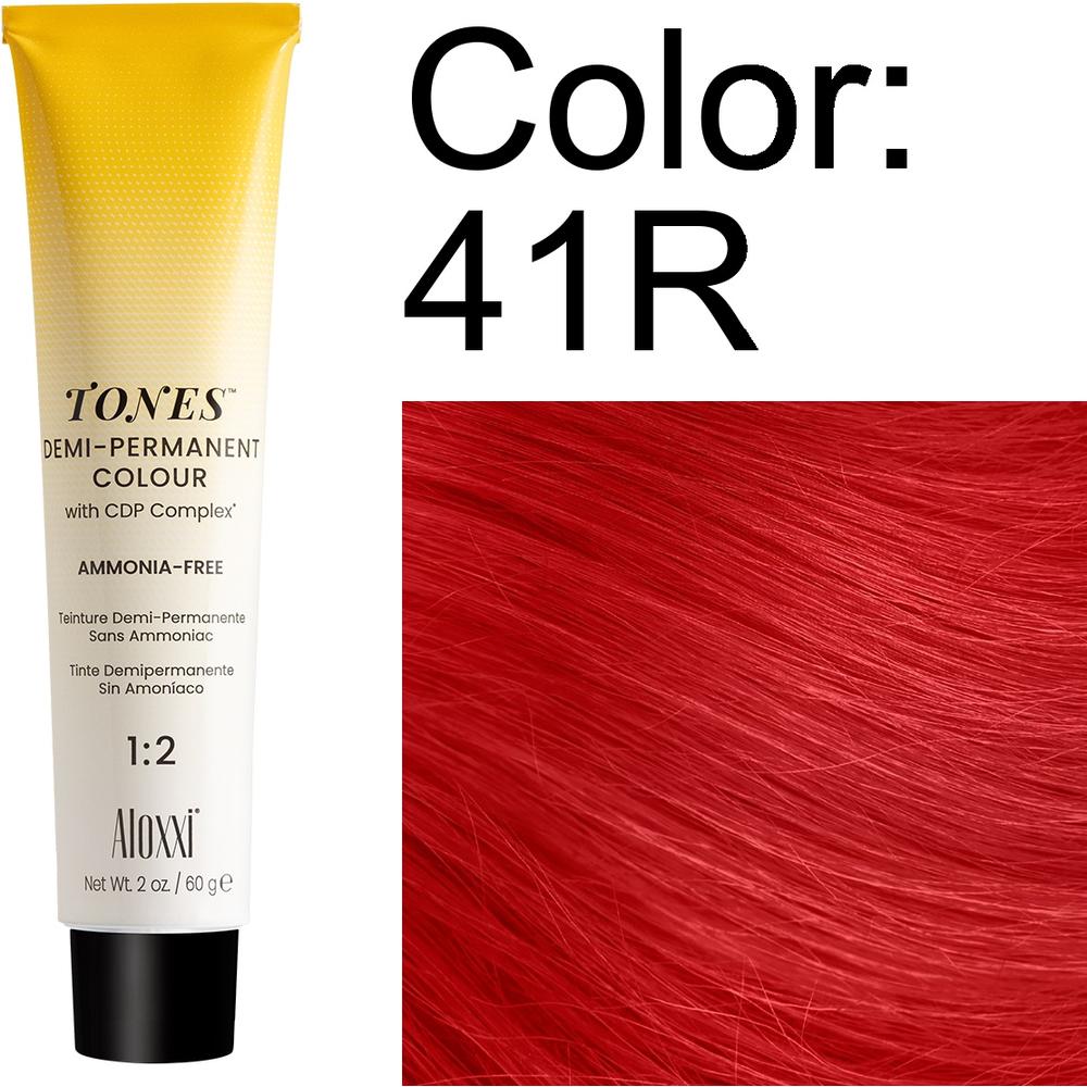 41r Aloxxi Tones 41R Demi-Permanent Colour / 2 oz. – Pure Spa Direct