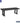 Aluminum ADA Locker Bench - 48-inch Wide by Salsbury – Black by Salsbury